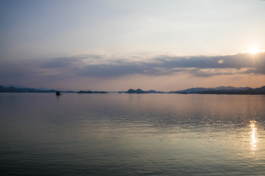 千岛湖日落