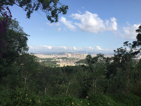 圭峰山俯瞰新会全景