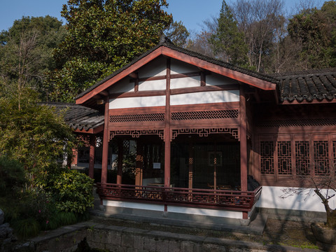 中国古典穿斗露梁式建筑
