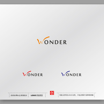wonder标志设计