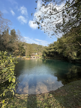 自然风景湖泊