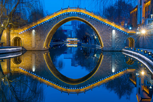 济宁古运河夜景