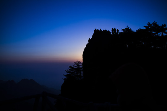 黄山日出