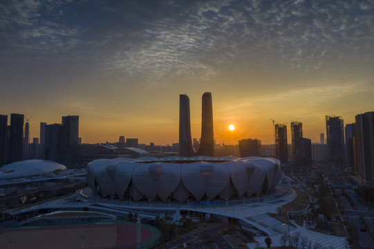 杭州市奥体中心大莲花体育场