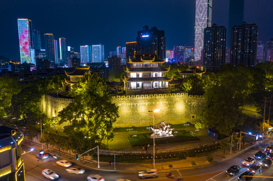 湖南长沙天心阁夜景