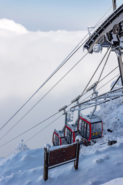 金佛山雪景