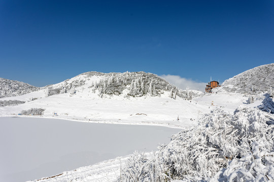 金佛山雪景