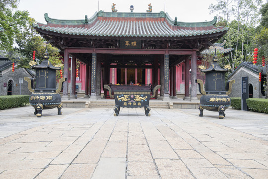 中国广州南海神庙景区的礼亭