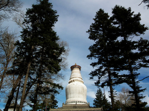 五台山白塔