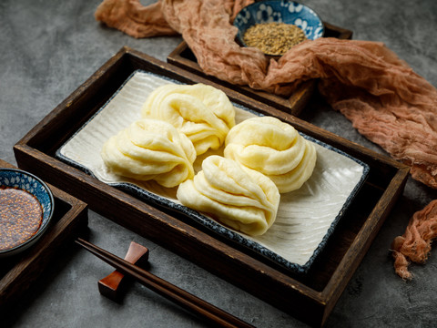 花卷主食面食火锅麻辣烫