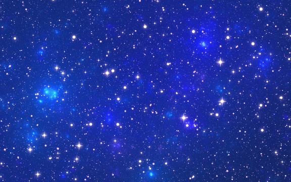 蓝色星空