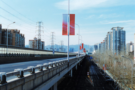 北京阜石路高架快速路