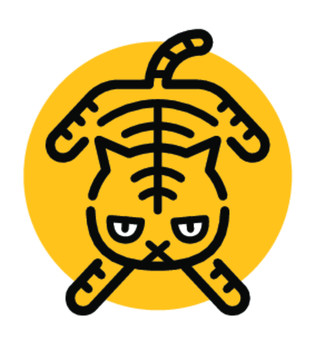 猫猫虎卡通创作画