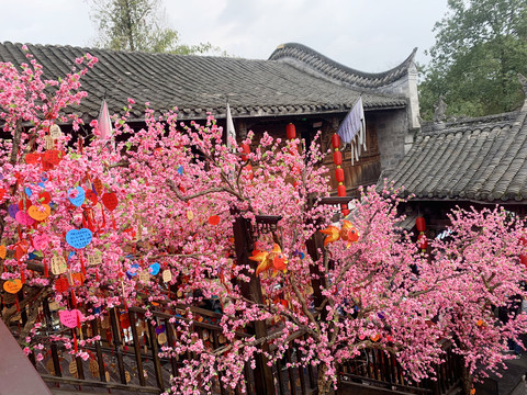 桃花装饰