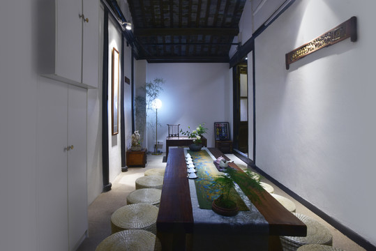 中式雅致风格的茶室