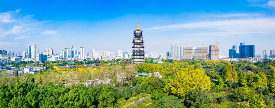 常州天宁寺与红梅公园