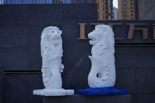 新加坡鱼尾狮雕塑泉州江之南