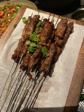 钢丝牛肉串