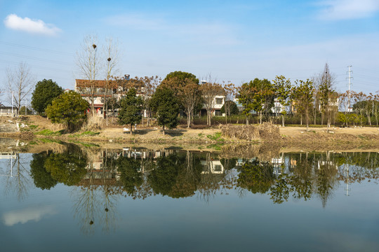 湖北枝江市城市风光