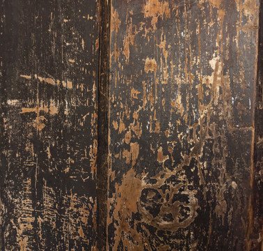 老木门做旧油漆背景纹理