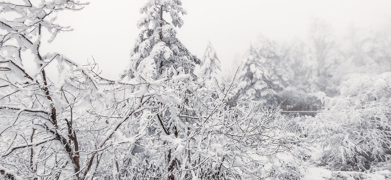 瓦屋山雪景