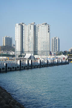 海岸城市风景