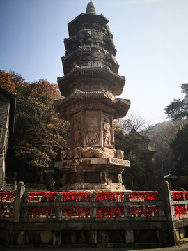 南京栖霞山景色