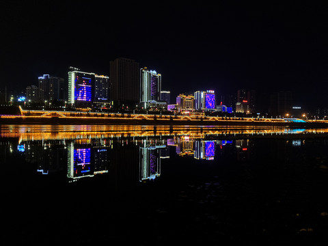 安康市汉江夜景