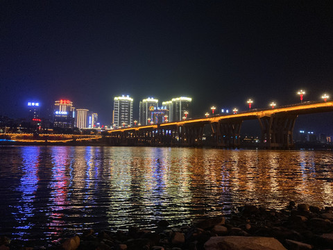 安康市汉江夜景