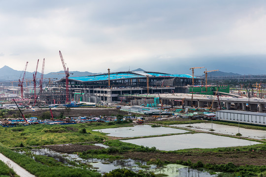 杭州火车西站的建设