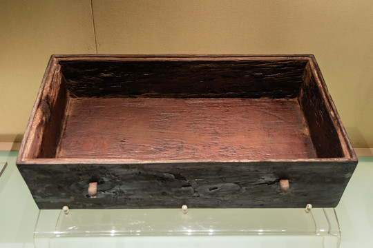 素漆木食具箱