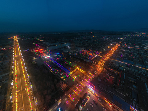应县木塔夜景