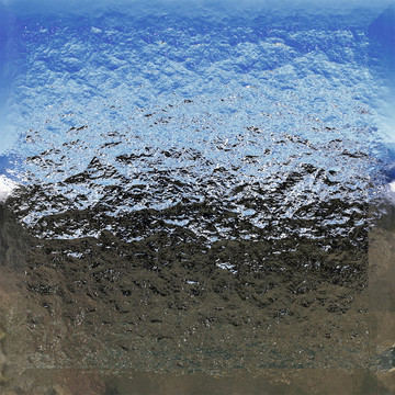 蓝色玻璃冰面背景纹理