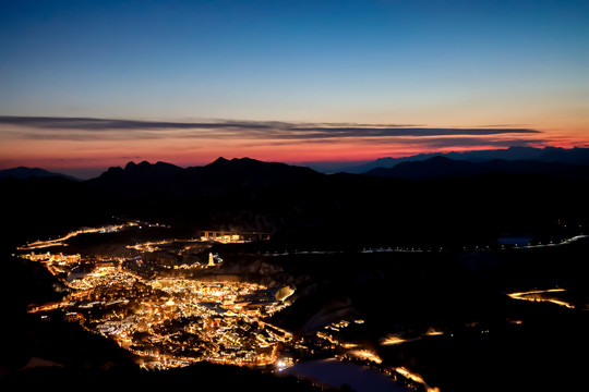 古北水镇夜景