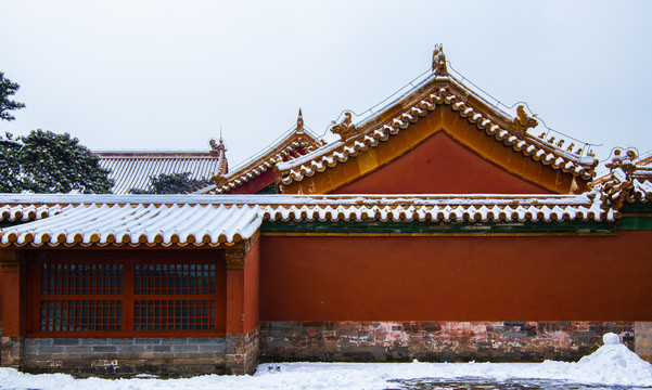 北京故宫雪景