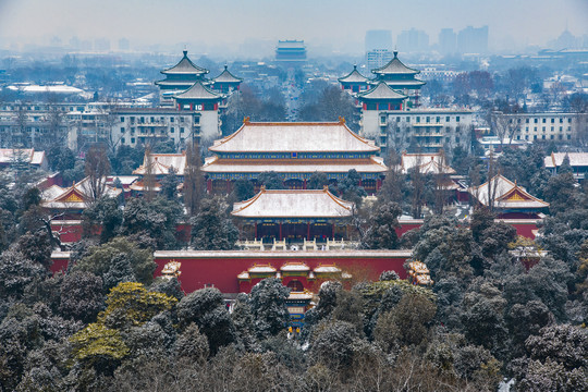 北京雪景