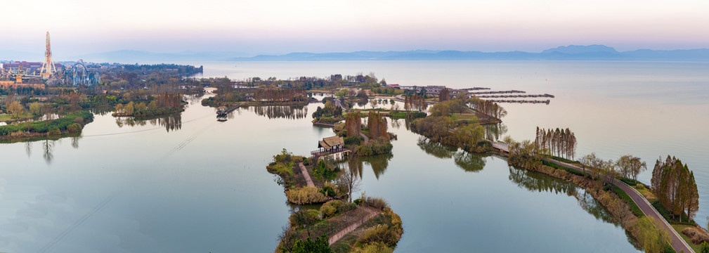 大码头湿地全景图