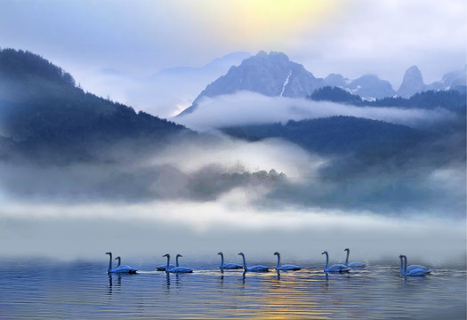 山水意境风景