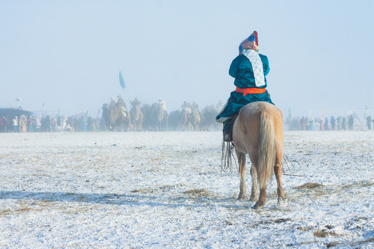 冬季那达慕蒙古族