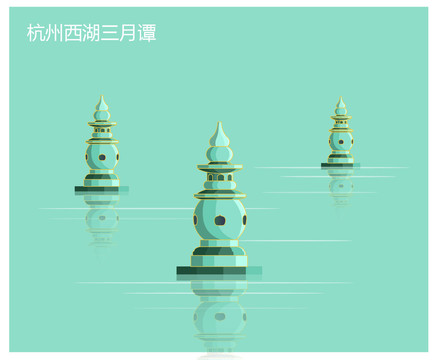 杭州西湖三月谭