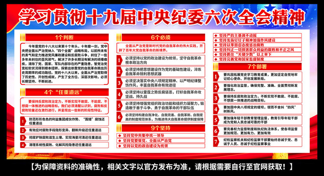 十九届中央纪委六次全会