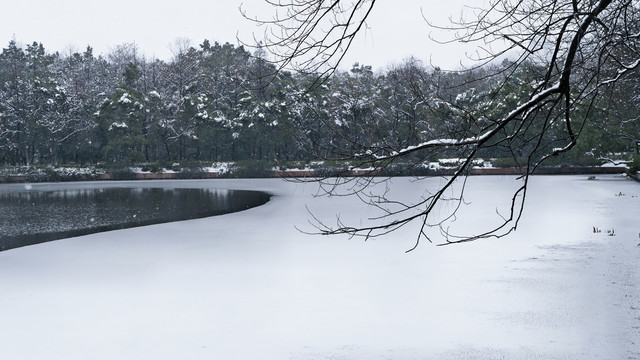 湖与雪