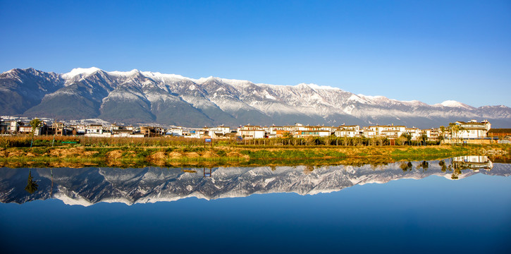 大理苍山雪景