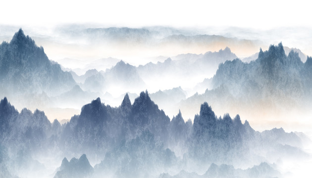水墨群山