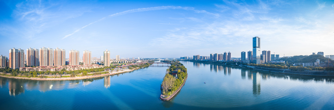 衡阳城市风光景区东洲岛