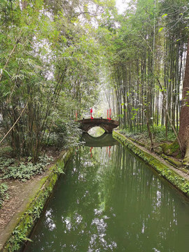 杜甫草堂小桥流水