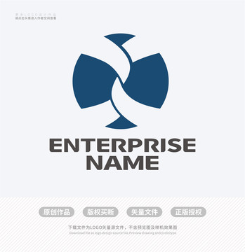 X字母科技公司LOGO标志