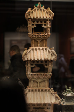 陶制古建筑模型