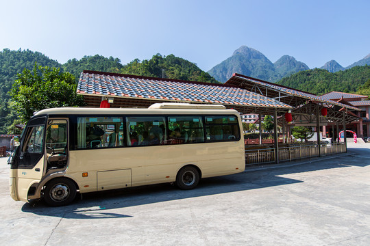 平南北帝山风景区福廊