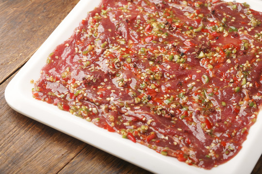 香辣牛肉